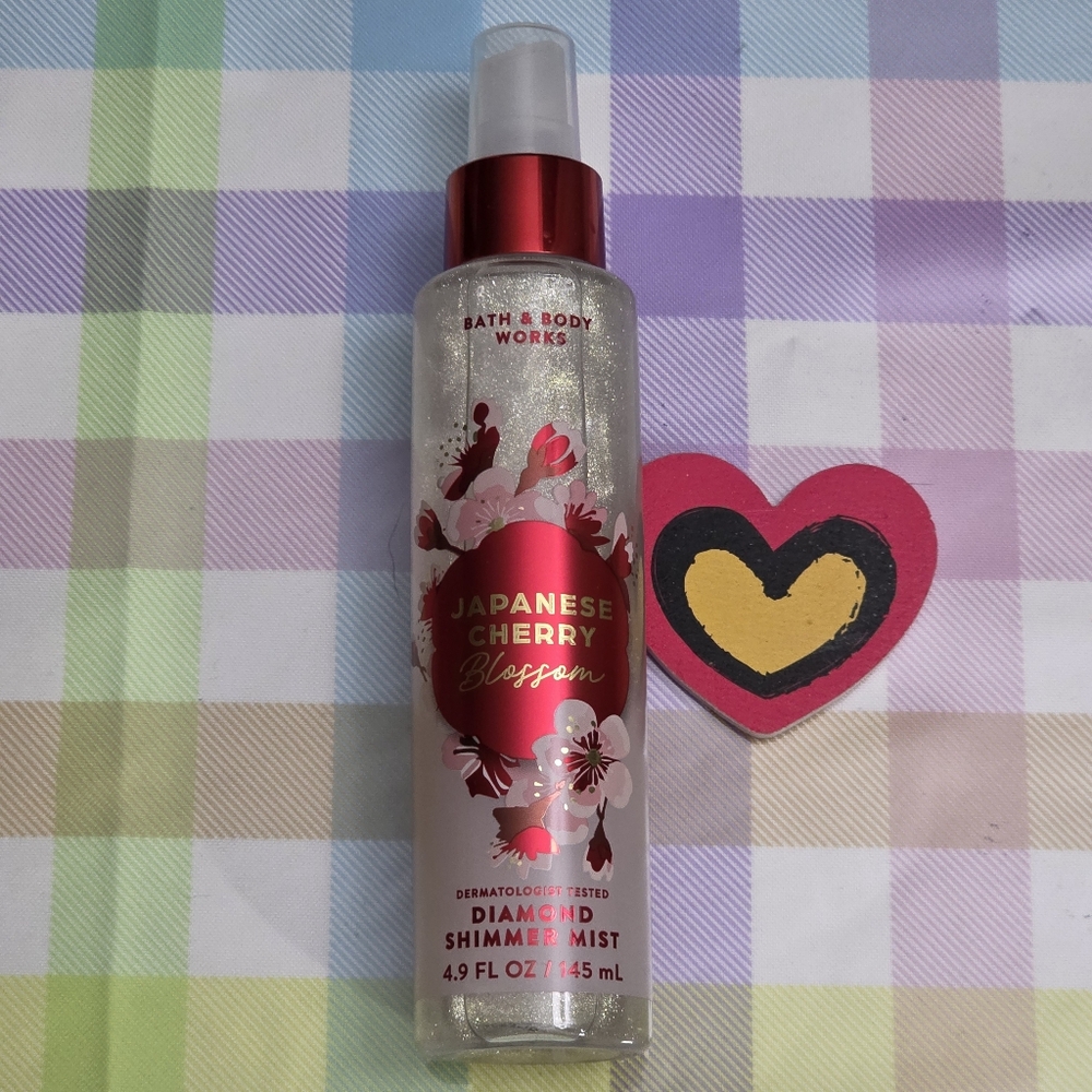 Bath & Body Works Japanese Cherry Blossom Diamond Shimmer Mist NEW